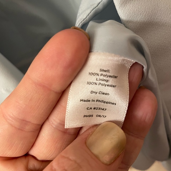 Talbots -Seafoam green ruffled blazer, size 12 - Picture 4 of 10